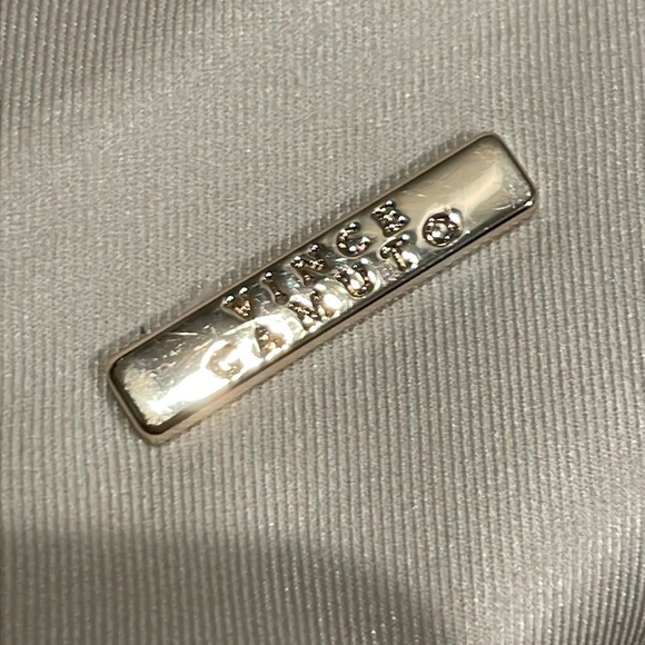 SALE ** Vince Camuto Kenni Buttermilk Leather Snakeskin Satchel - Picture 7 of 13